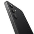 AGL07425 - Galaxy S24 Ultra Optik Pro EZ Fit Lens Protector in Black showing the camera lens protector hovering above another lens protector tray and device showing back
